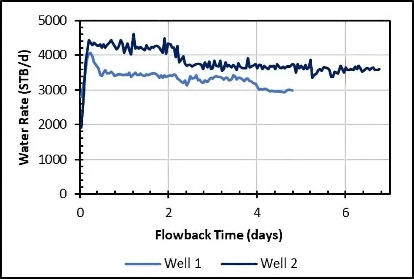 Comparison of Flowback Water Rates