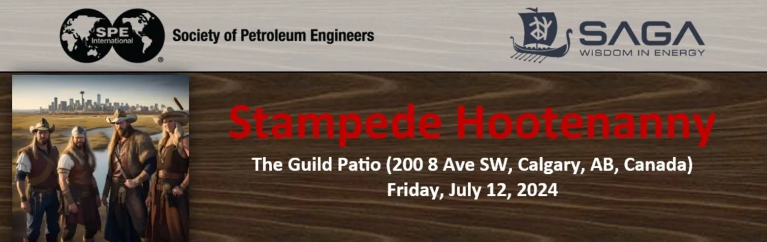 Join Subsurface Dynamics at the SPE/SAGA Stampede Hootenanny! July 12, 2024, Calgary - event cover