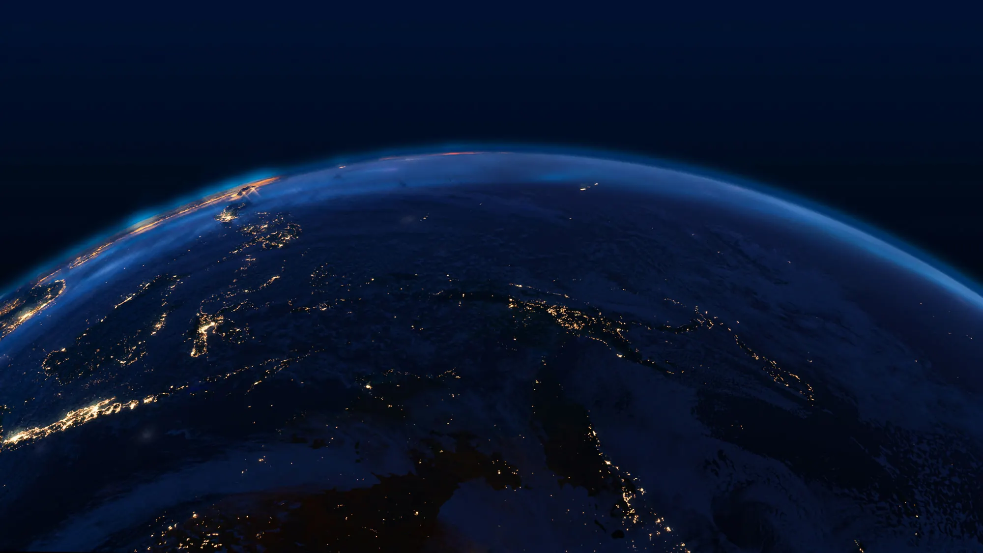 Earth from space representing global oil and gas project experience